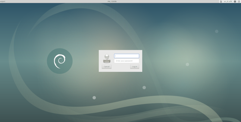 scelta login