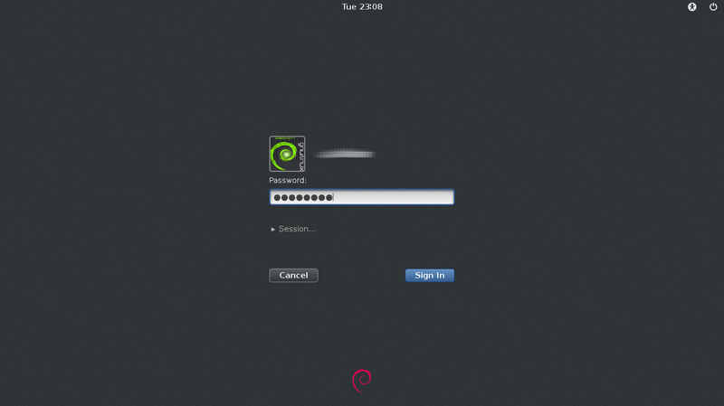 scelta login